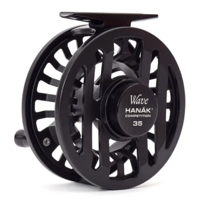 HANÁK Wave H35 Fliegenrolle im Large-Arbor-Design für Forelle, Äsche und Nymphenfischen